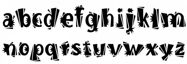 BurweedICG Thorny خط أحرف صغيرة