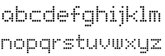 Bus Stop Regular Font LOWERCASE
