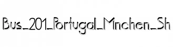 Bus_201_Portugal_Mnchen_Sh  Fuentes Gratis Descargar