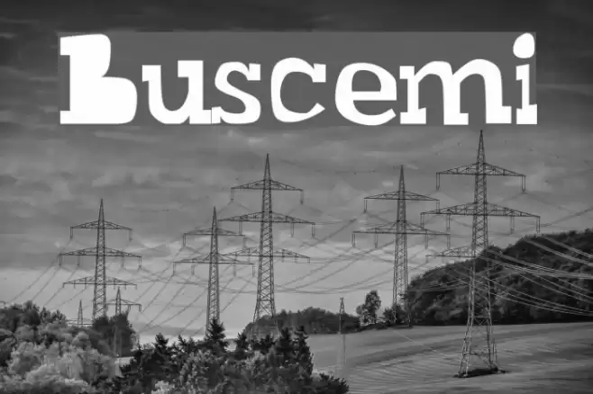 Buscemi Font examples