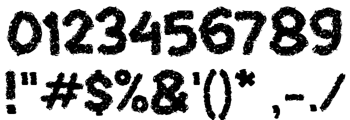 Bush Forest Font OTHER CHARS