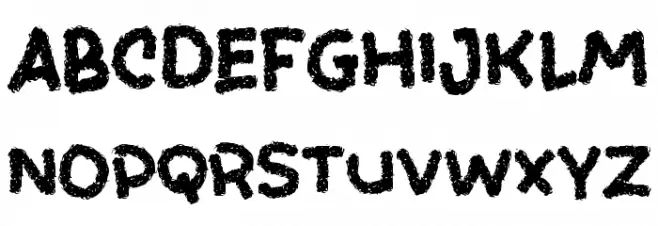 Bush Forest Font Litere mari