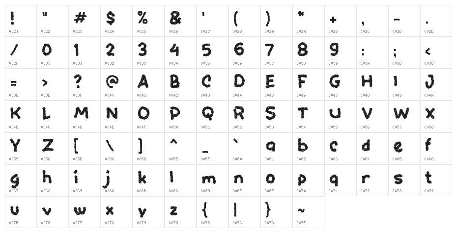 Bush Forest Character Map