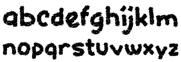 Bush Forest Font LOWERCASE