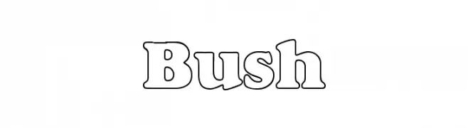Bush  Frei Schriftart Herunterladen