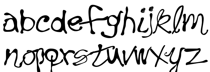 BushToad Font LOWERCASE
