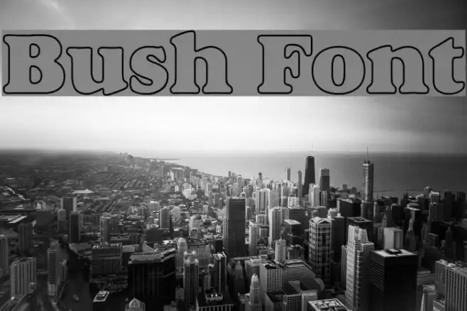 Bush Font examples