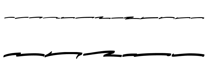 Bushetch Swash Font LOWERCASE