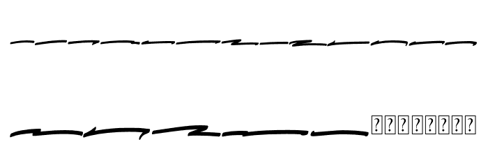 BushetchSwash Font LOWERCASE