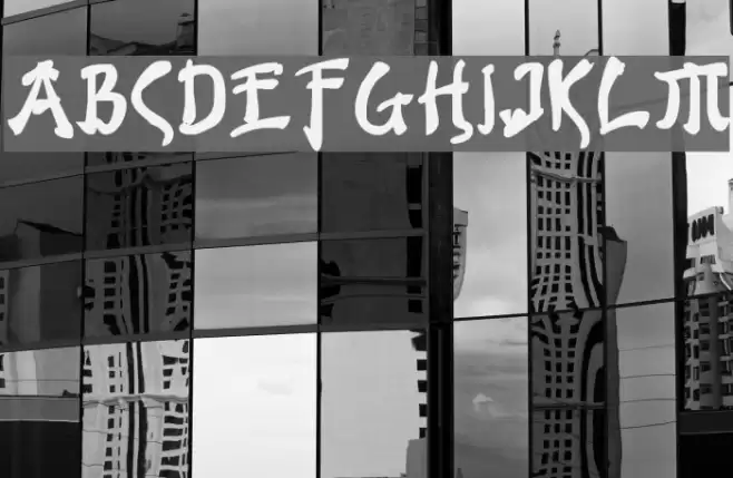 Bushido Bold Font examples