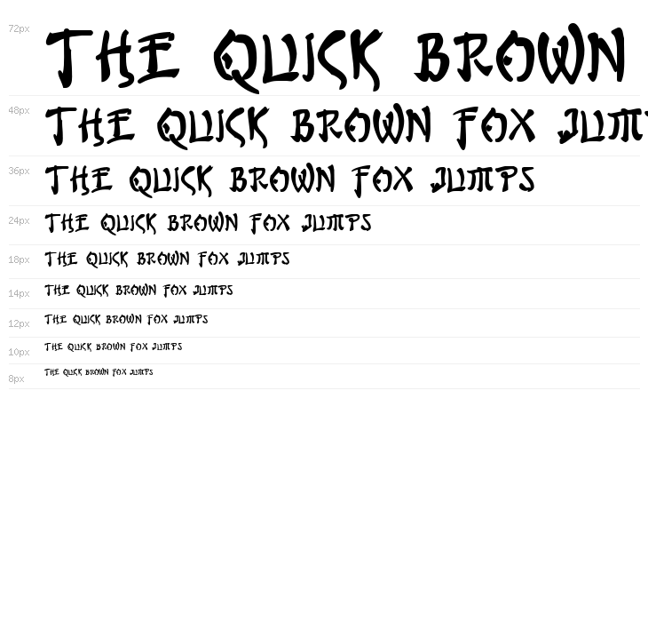 Bushido Bold Waterfall