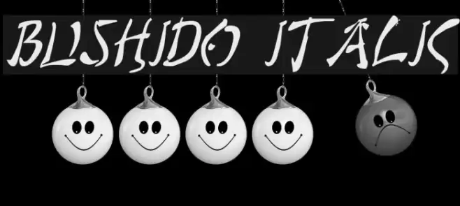 Bushido Italic Font examples