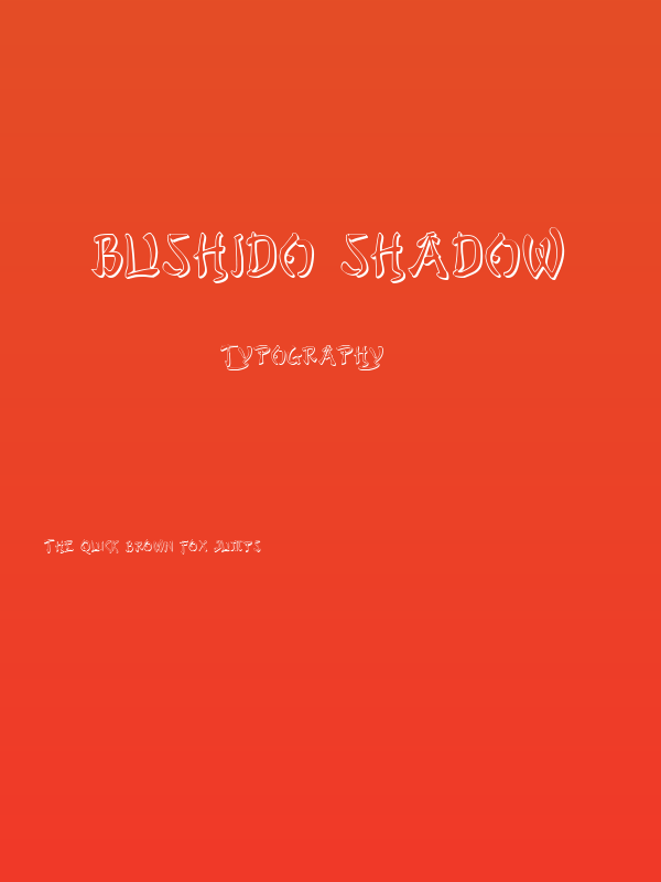Bushido Shadow Poster