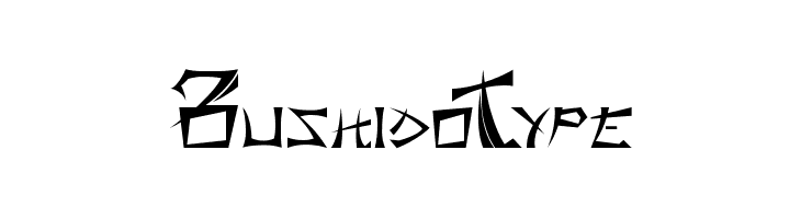 BushidoType  フリーフォントのダウンロード
