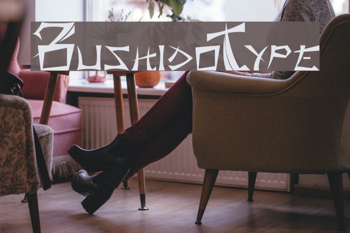 BushidoType Font examples