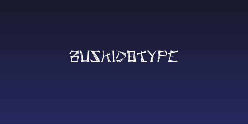 BushidoType Social Header