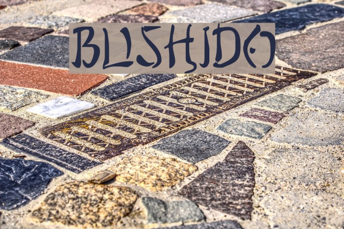 Bushido Font examples