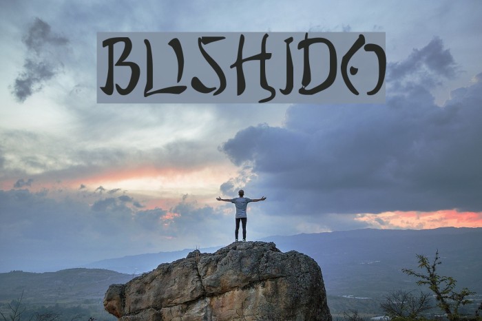 Bushido Font examples