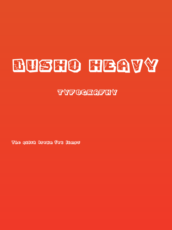Busho Heavy Poster