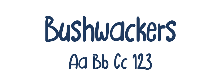 Bushwackers Font Preview