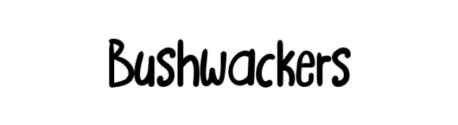 Bushwackers  フリーフォントのダウンロード