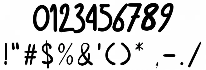 Bushwackers Шрифта ДРУГИЕ символов