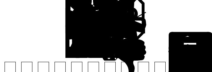 Business/Industrial Dingbats Font OTHER CHARS