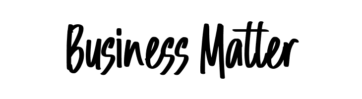Business Matter  Скачать бесплатные шрифты