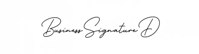 Business Signature D  font caratteri gratis