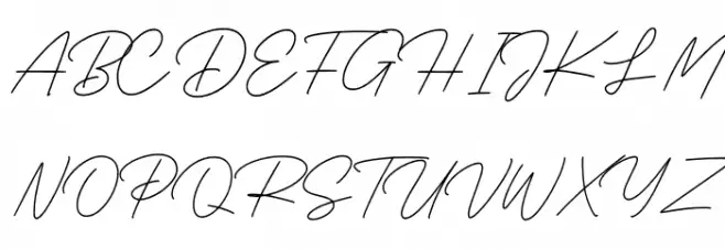 Business Signature D Polices MAJUSCULES