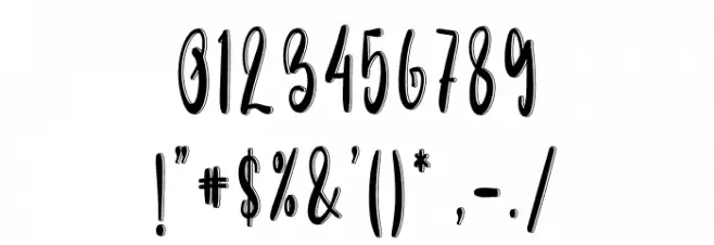 Business Signature Font OTHER CHARS