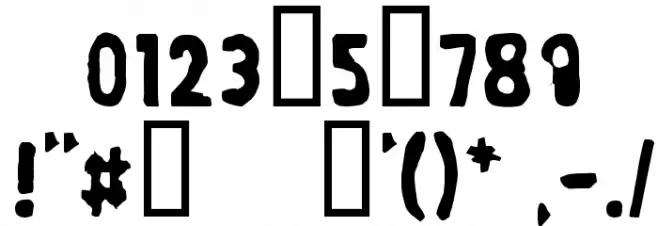 Business Suit Font OTHER CHARS