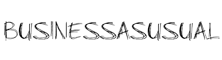 BusinessAsUsual Font