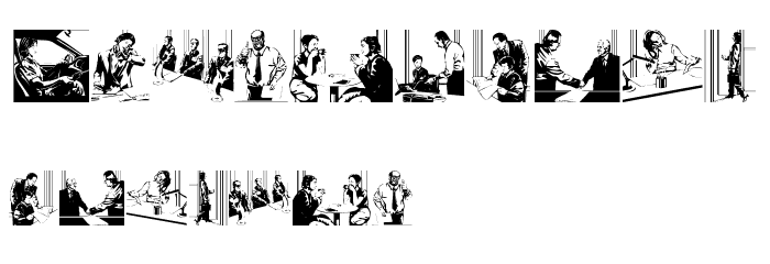 BusinessPeople Font OTHER CHARS