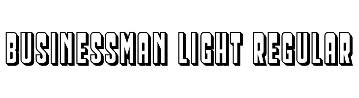 Businessman Light Regular  Frei Schriftart Herunterladen