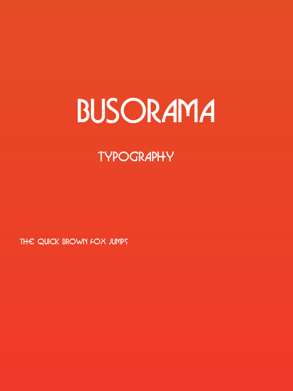 Busorama Poster