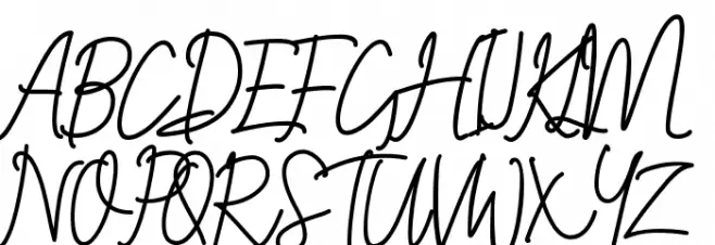 Busset City - PU Schriftart Groß