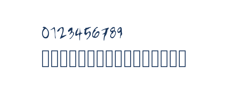 Bustamante_font Other Characters