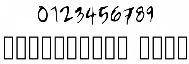 Bustamante_font Font OTHER CHARS