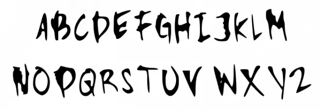Bustamante_font Font UPPERCASE