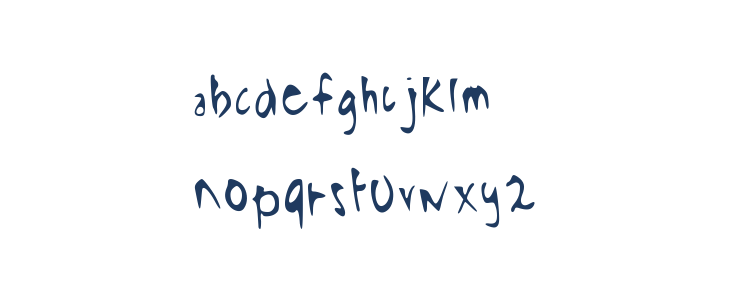 Bustamante_font Lowercase
