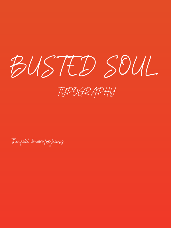 Busted Soul Poster