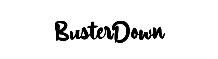 Buster Down  لخطوط تنزيل