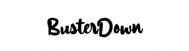Buster Down  baixar fontes gratis