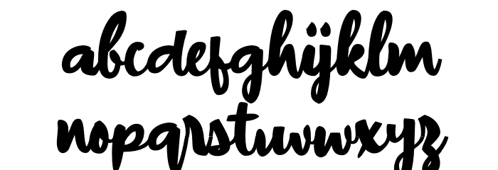 Buster Down Font LOWERCASE