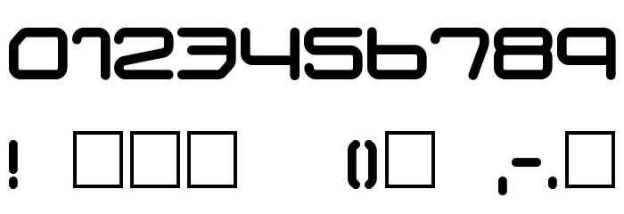 Buster Regular Font OTHER CHARS