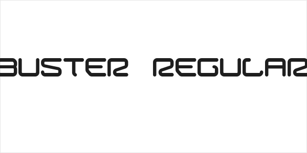 Buster Regular Logo
