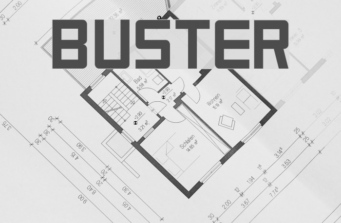 Buster Font examples