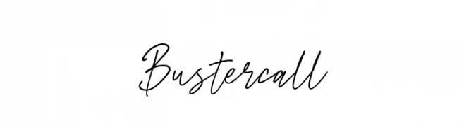 Bustercall  baixar fontes gratis