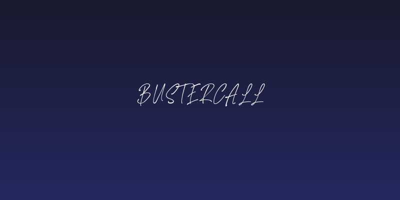 Bustercall Social Header